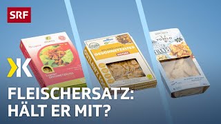 Fleischersatz im Test Plant based Geschnetzeltes als Alternative  2023  Kassensturz  SRF [upl. by Ailahs]