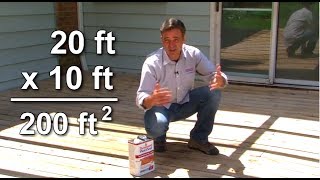 How Much Deck Stain do I Need  Thompsons WaterSeal [upl. by Chavez]