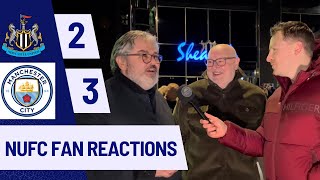 Newcastle United vs Manchester City  NUFC fan reaction  January Window Update  premierleague [upl. by Nessi521]