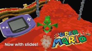 Slides Platforms Swimming And More SM64 GBA [upl. by Godric]