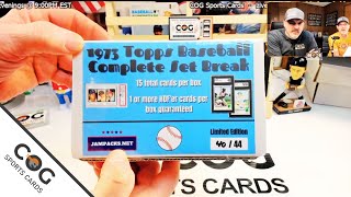 1973 Topps Baseball Cards Set Break Box MidWeek Video 230317 [upl. by Asiole778]