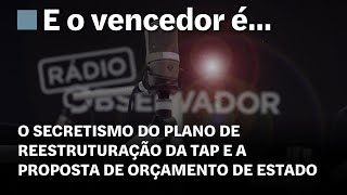 E o Vencedor é… em direto na Rádio Observador [upl. by Audry958]