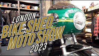 Bike Shed Moto Show 2023 Tobacco dock [upl. by Bonn]