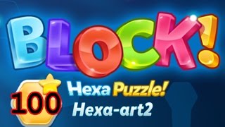 BLOCK Hexa Puzzle Hexaart2 Level 100 Premium  Lösung Solution Walkthrough [upl. by Aremus302]