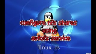 configure automount nfs share with autofs servicevideo41 [upl. by Nawuq559]