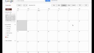 Using Google Calendars to Create a Shift Calendar [upl. by Aylmer568]