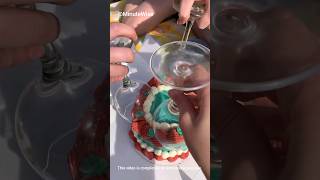 Viral wine glass cake cutting hack  cake cutting with wine glass shorts [upl. by Madoc]