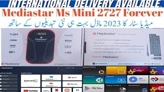 Mediastar MS2727 Forever H265 last Model 2023 Unboxing and Full Review [upl. by Asined865]