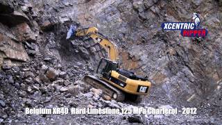 Belgium XR40 Hard Limestone 125 MPa Charleroi  Xcentric Ripper [upl. by Anirres]