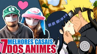 7 MELHORES CASAIS DOS ANIMES Com a Môliér [upl. by Sucramat]