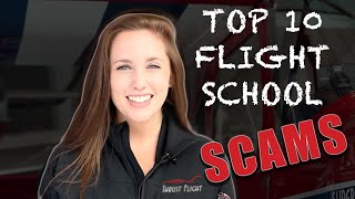 Top 10 Flight School Scams [upl. by Solly986]