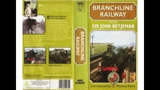 Original VHS Opening and Closing to Branchline Railway with Sir John Betjeman UK VHS Tape [upl. by Romelda870]