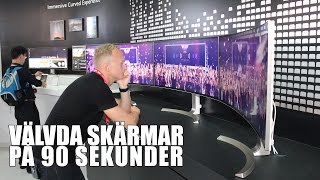 På 90 sekunder Därför är en välvd skärm bättre än en välvd TV [upl. by Enybor562]