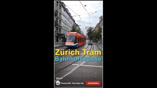 Cobra und Flexity Tram bei der Bahnhofstrasse in Zürich  shorts [upl. by Sellers]