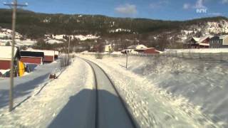 Cab Ride Norway  Trondheim  Bodø Winter Nordland Line [upl. by Thamos373]