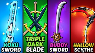 I MASTERED EVERY SWORD In Blox Fruits [upl. by Tjon]