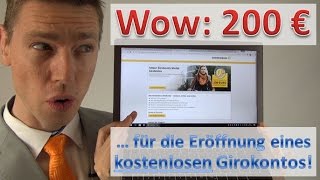 Commerzbank 200 € für Neukunden [upl. by Eldora221]