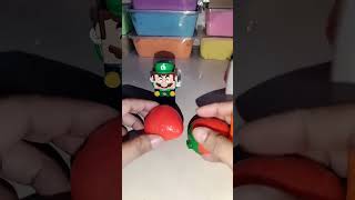 Luigi Cutting Strawberry 🍓 Food 🌈🌈 shortsfeed luigi shorts [upl. by Bogosian252]