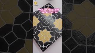 Custom 200200mm Fashion Antislip Golden Metallic Texture Pattern Tiles [upl. by Chae]