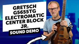 Gretsch G5655TG Electromatic Single Barrel Burst  Sound Demo [upl. by Ofilia]