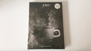 ♡Unboxing EXO 엑소 2017 Winter Special Album Universe 2017 스페셜 겨울 앨범 유니버스♡ [upl. by Llerred]