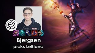 Bjergsen picks LeBlanc [upl. by Ronacin]