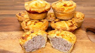 Mini Pork Pies Very easy to make and delicious [upl. by Tattan]