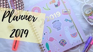 MEU PLANNER 2019 DA RENNER GAROTA BATOM [upl. by Bollay]