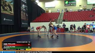 WOMEN CADETJR 132 Jade Trolland Canada Vs Allison Blaine Washington [upl. by Nylkoorb]