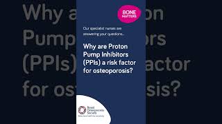 Why are Proton Pump Inhibitors PPIs a risk factor for osteoporosis  bonematters [upl. by Ecnaret]