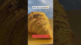 Sone ka Croissant 😱 croissant chocolatecroissant chocolatecake chocolates truffle cakevideos [upl. by Adne]