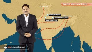 Onset dates of Southwest Monsoon 2017 in different cities of India [upl. by Meurer]