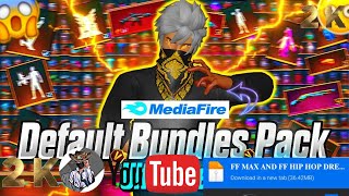 FREE FIRE DEFAULT BUNDLE GLITCH FILE OB43 DONT MISS OUT THE VIP PACK [upl. by Harmonia]