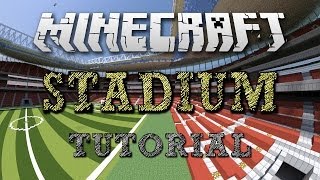 Minecraft Stadium Tutorial  Part 2  Basic Seating [upl. by Aramak387]