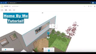 Tutorial on how to design a simple house in Homebyme 2022 [upl. by Darbee]