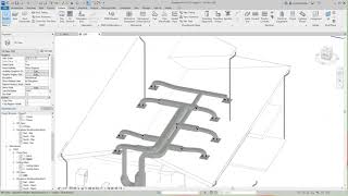 Revit MEP how to create an HVAC System [upl. by Arias]