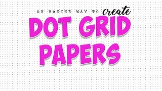 dot grid papers an easier way [upl. by Hong]