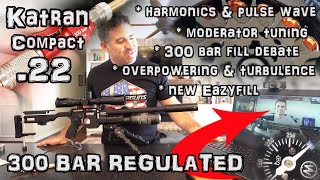 Katran Compact 22 Air Rifle Review  SETUP GUIDE   Accuracy Test   AirMaks Regulated PCP [upl. by Annah]