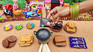 Miniature All Biscuits Chocolate Cakes Recipe  All Biscuits Chocolate Dosa  PanCakesBirthday Cake [upl. by Otineb213]