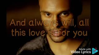 For you Kenny Lattimore lyrics video [upl. by Willett]