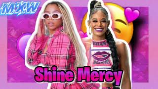 MXW Shine Mercy Bianca Belair amp Chloe Bailey Theme Mashup [upl. by Eecyac]