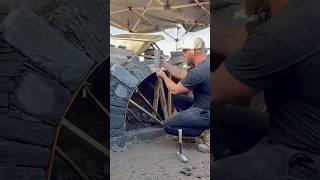 Building a stone Arch stonemasonry constructionlife [upl. by Enael601]