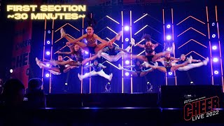 CHEER LIVE 2022 I Front Row View I Netflix Cheer I Part 1 [upl. by Dulce]