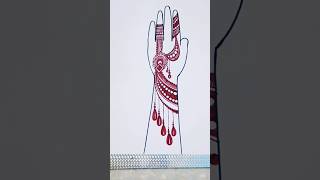 Indian Mehndi Design ll Stylish Indian Mehndi Design ll mehndi stylishmehndi shorts [upl. by Acino992]