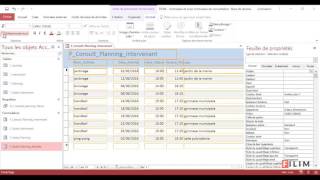 Access Formulaire et sous formulaire de consultation [upl. by Damon]
