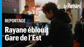 Rayane le pianiste finaliste de « La France a un incroyable talent » subjugue la Gare de lEst [upl. by Redmund501]