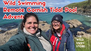 Wild Swimming Remote Cornish Tidal Pool Adventure [upl. by Helbonna]