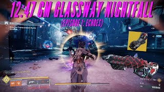 Destiny 2 Grandmaster Glassway Nightfall Fast Farm Under 13 Minutes  The Final Shape [upl. by Guinn214]