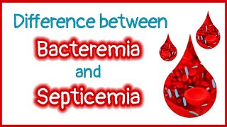 Difference between bacteremia and septicemiamicrobiologysepsismedical basicappliedmicrobiology [upl. by Kolivas]