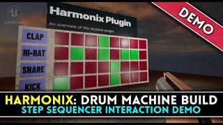 UE54 DRUM MACHINE BUILD  quotPATCHWORKS STYLEquot INTERACTIVE STEP SEQUENCER  DEMO [upl. by Vonny885]